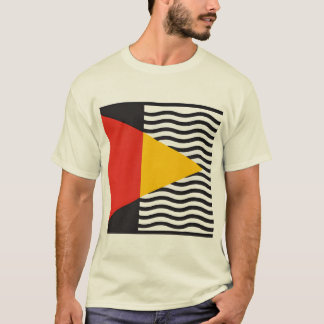 T-shirt Minimalist Bauhaus Geometric Abstract Art Square 