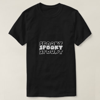 T-shirt Minimalist Spooky – Halloween Typography Art