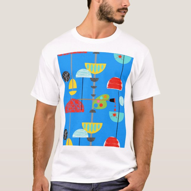 T-shirt minimaliste Art Artiste Moderne (Devant)