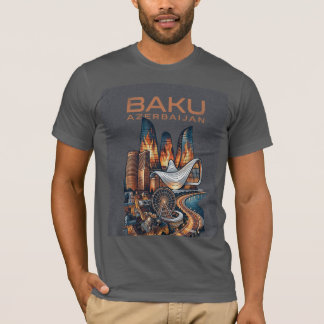 T-shirt Minimaliste Baku Cyber-Terminal Streetwear Urbain