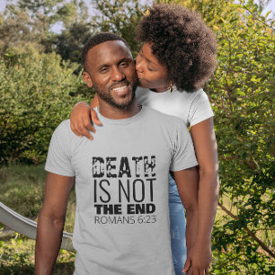 T-Shirt Minimaliste Citation Chrétienne Romains 6: