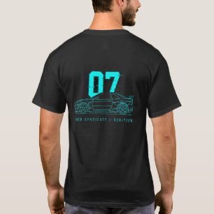 T-shirt Minimaliste Cyberpunk No 07 Blockcore