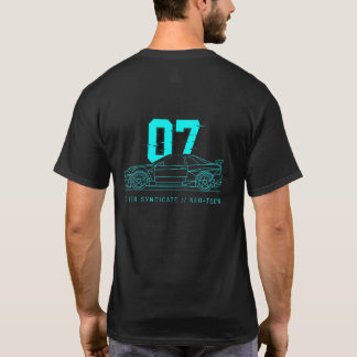 T-shirt Minimaliste Cyberpunk No 07 Blockcore