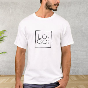T-shirt Minimaliste d'événements d'entreprise du logo d'en
