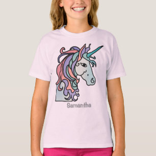 T-shirt minimaliste émotionnel et belle licorne