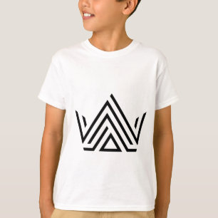 T-shirt minimaliste géométrique triangle pour garç