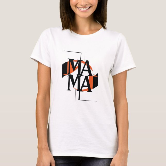 T-shirt Minimaliste maman (Devant)
