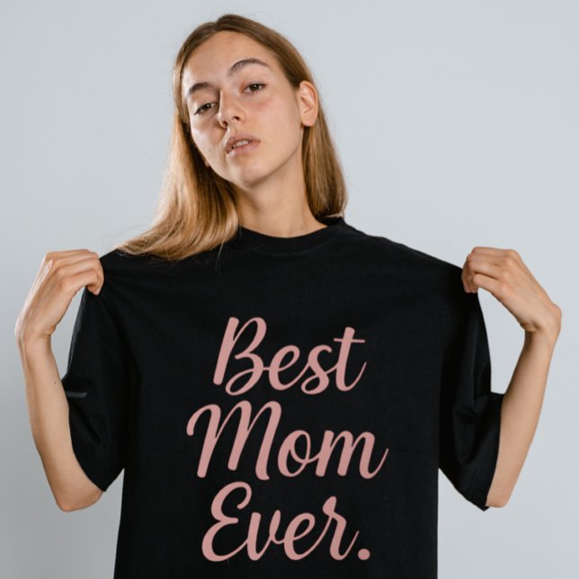 T-shirt minimaliste Meilleure maman jamais (Créateur téléchargé)