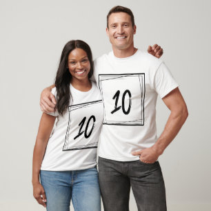 T-shirt Minimaliste Numéro 10
