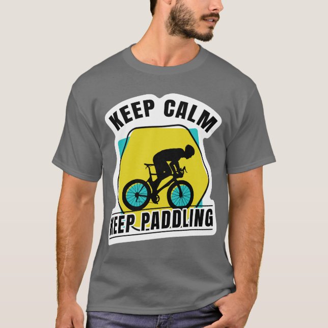 T-Shirt Minimaliste Restez Calme (Devant)