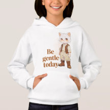 T-shirt minimaliste « Sois Gentil Aujourd'hui » po