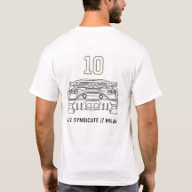 T-shirt minimaliste V12 Syndicate No 10 Blockcore