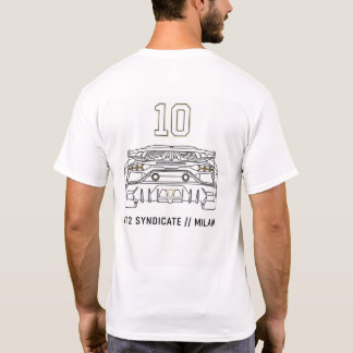 T-shirt minimaliste V12 Syndicate No 10 Blockcore