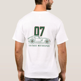 T-shirt Minimaliste Vintage Grand Prix N° 07 Blockcore