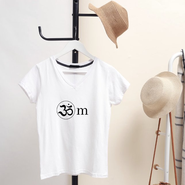 T-shirt minimaliste Zen Om (Créateur téléchargé)