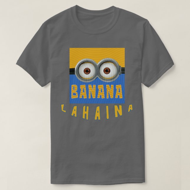 T-SHIRT MINION BANANA USA LAHAINA (Design devant)