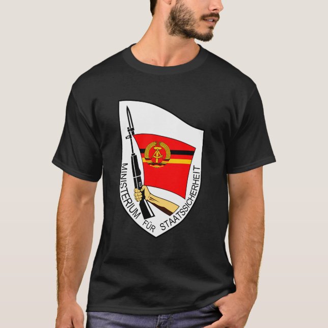 T-shirt Ministère De La Sécurité D'Etat Stasi Sécurité All (Devant)