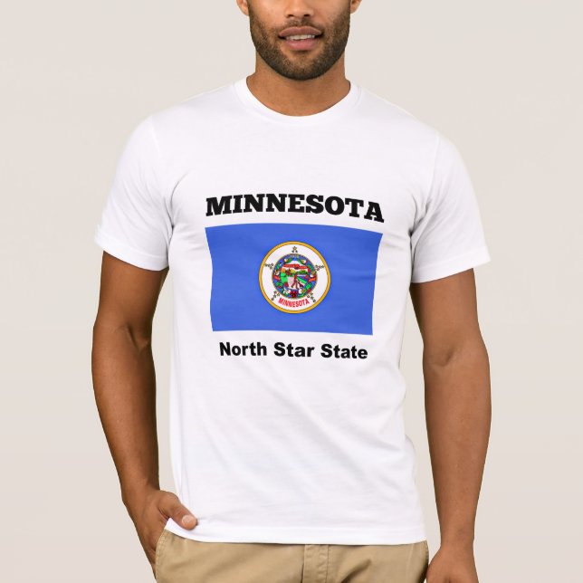 T-shirt Minnesota, État de North Star, (Devant)