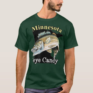T-shirt Minnesota Eye Candy Drôle Walleye 810