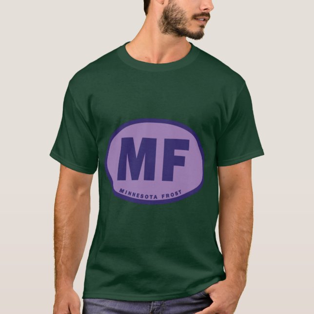 T-shirt Minnesota Frost coloré ovale (Devant)