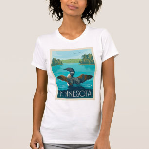 T-shirt Minnesota   Loon