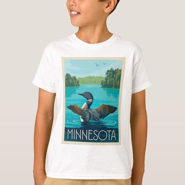 T-shirt Minnesota | Loon (Devant)