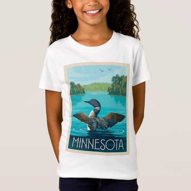 T-Shirt Minnesota | Loon (Devant)