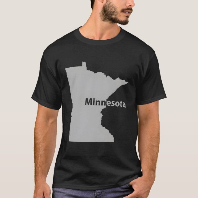 T-shirt Minnesota Map Accueil State Fide Cadeau (Devant)