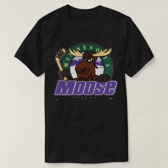 T-shirt Minnesota Moose Hockey 2 (Design devant)