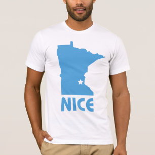 T-shirt Minnesota Nice drôle Bella Canvas Fabriqué T