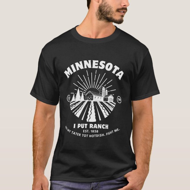 T-shirt Minnesota ranch (Devant)