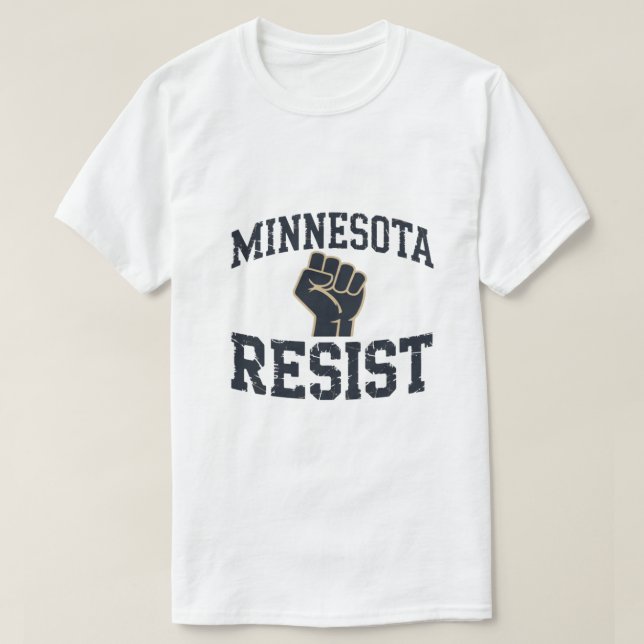 T-shirt Minnesota Resistance Protest Shirt (Design devant)
