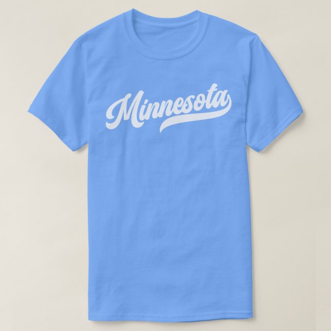 T-shirt Minnesota Rétro Minnesota Timberwolves (Design devant)