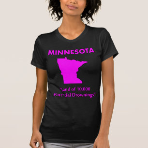 T-shirt Minnesota - Terre de 10 000 noyades potentielles