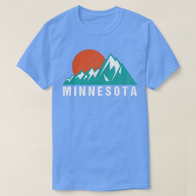 T-shirt Minnesota Vintage rétro (Design devant)