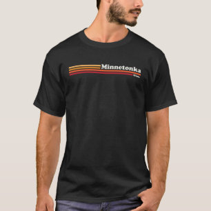 T-shirt Minnetonka Minnesota de style graphique des années