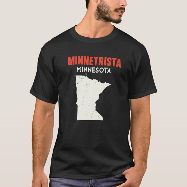 T-shirt Minnetrista Minnesota USA State America Travel Min (Devant)