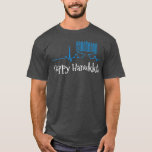 T-shirt Minorah ECG Heartbeat Happy Hanoukka Chanukah Jewi<br><div class="desc">Minorah ECG Heartbeat Happy Hanoukka Chanukah Jewish Holiday.</div>