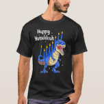 T-shirt Minorasaurus Rex Dinosaur Chanukkah Heureux Hanouk<br><div class="desc">Minorasaurus Rex Dinosaur Chanukkah Heureux Hanoukka</div>