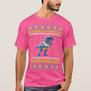 T-shirt Minorasaurus Rex Menorah Dinosaur Hanoukka Pajama