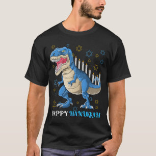 T-shirt Minorasaurus Rex T Rex Dinosaur Hanoukka
