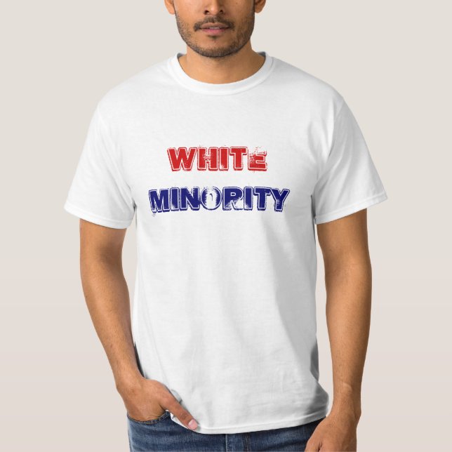 T-SHIRT MINORITÉ BLANCHE (Devant)