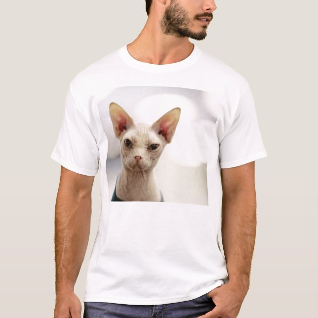 T-shirt minou chauve (Devant)