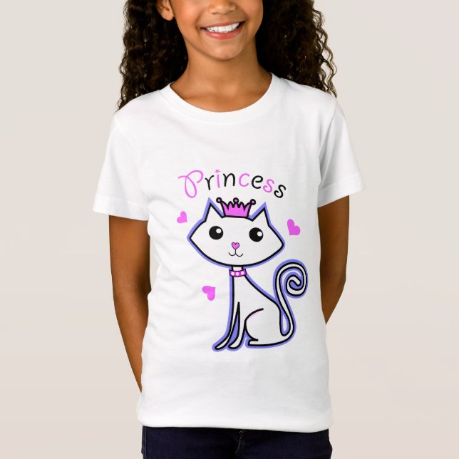 T-Shirt minou de princesse (Devant)