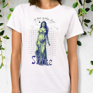 T-shirt Mint Goddess White