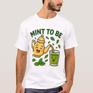 T-shirt Mint to Be – Funny Moroccan Tea Cartoon