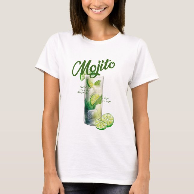 T-shirt Minty Lemon Vibes (Devant)