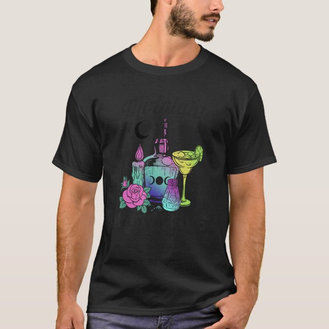 T-shirt Minuit Margaritas Magic Brew Spellcaster Witter (Devant)