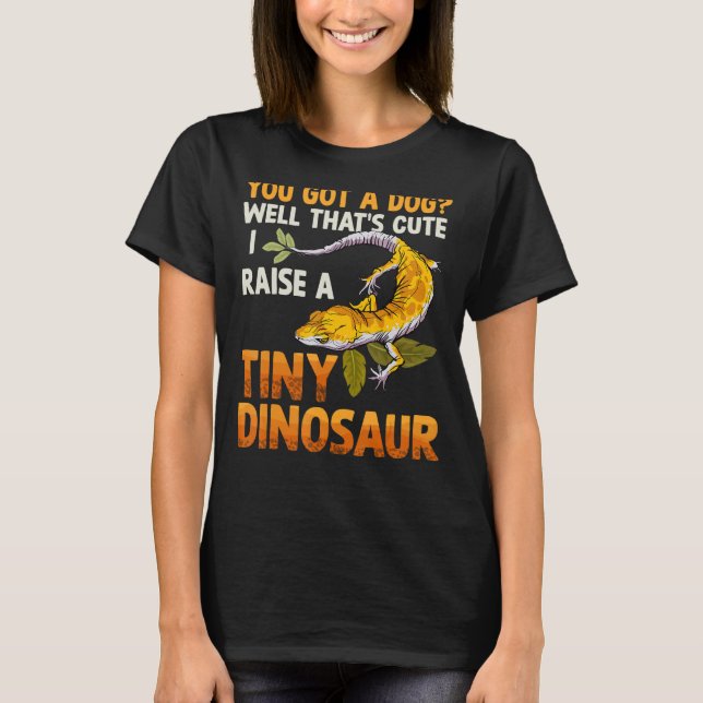 T-shirt Minuscule Dinosaure Cute Lizard Reptile Gecko Enfa (Devant)