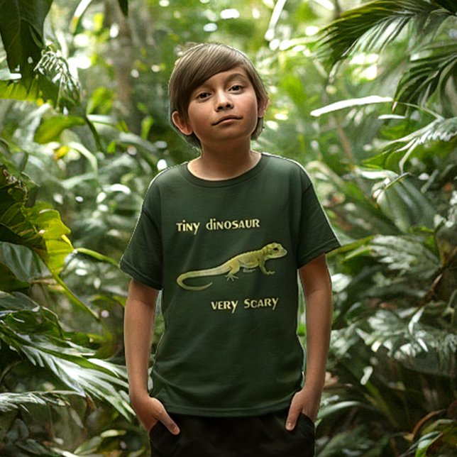 T-shirt Minuscule Dinosaure, Très Effrayant (Créateur téléchargé)